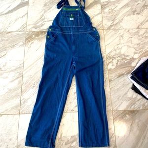 vintage oversized overalls.